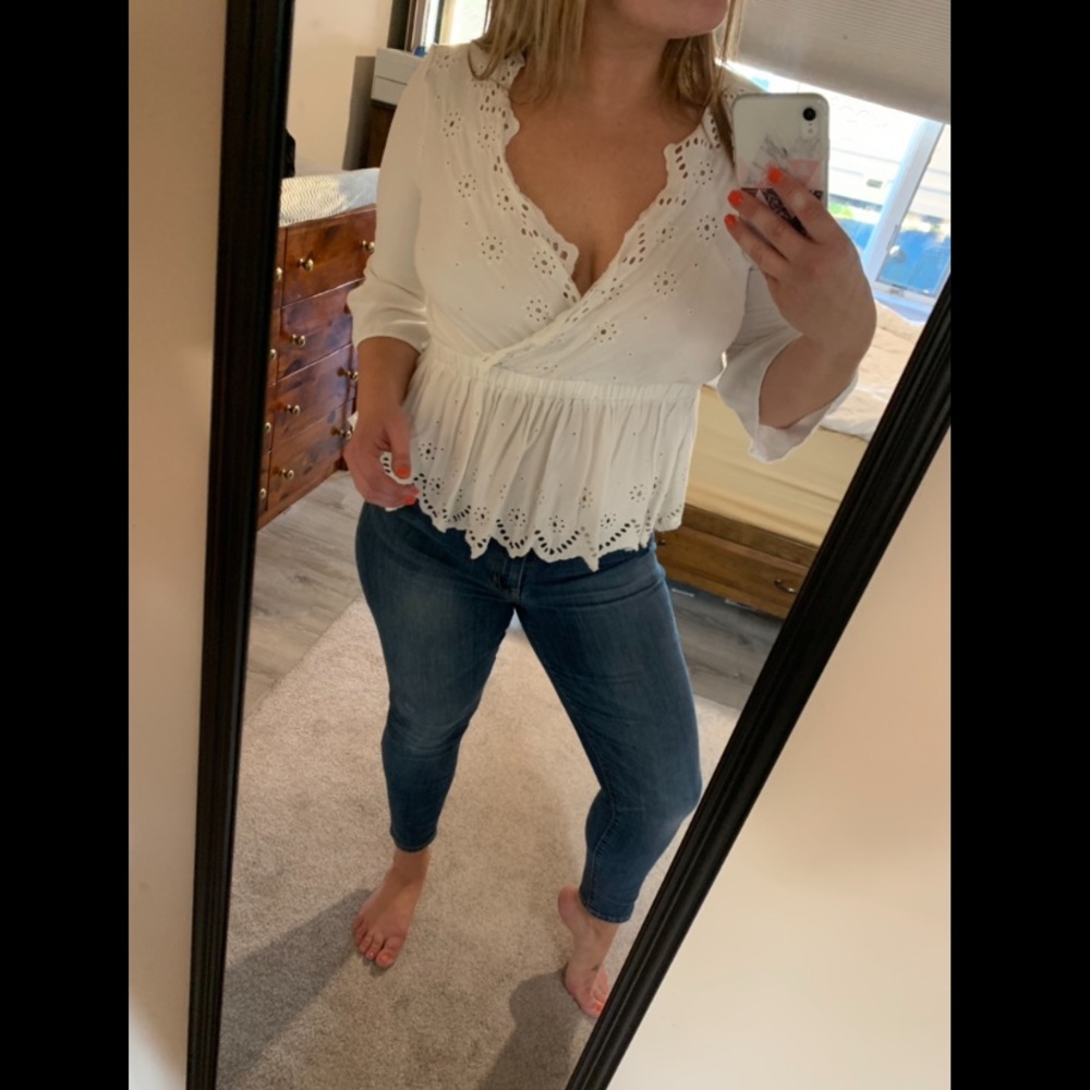 Express peplum shirt